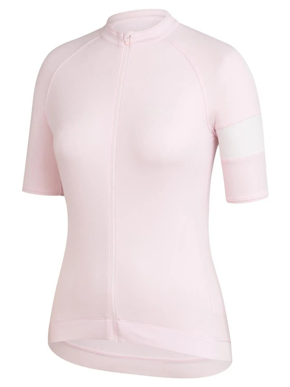 Rapha Women's Core Cycling Jersey XXS Pale Pink White Short Sleeve